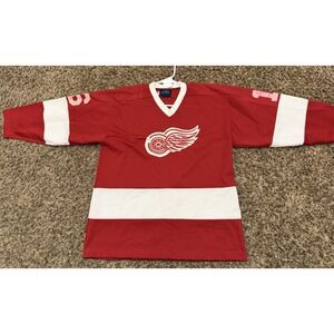 Vintage Alpha Sportswear #16 Hockey Jersey Detroit Red Wings Mens Size Large